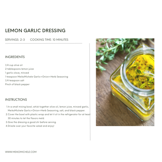 LEMON GARLIC DRESSING